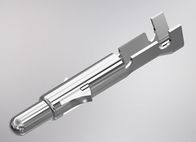 Amp紧凑型推入式信号-电源连接器的引脚